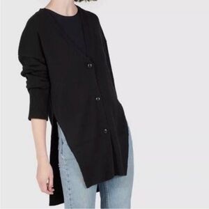 Everlane Wool & Cashmere Split-Hem Cardigan